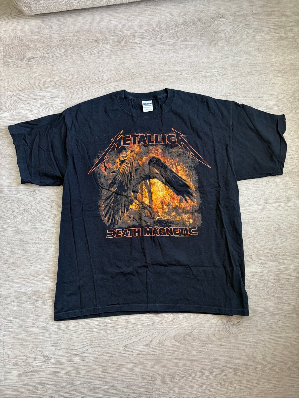 2008 Black Metallica Death Magnetic Graphic Tee